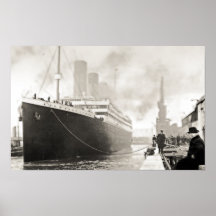 RMS Titanic Departs Southampton Print