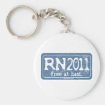 RN 2011 - Free at Last Key Chains