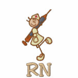 RN -  Cute Registered Nurse embroidered shirts