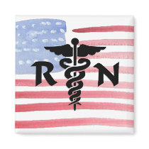 RN Medical Symbol Fridge Magnets
