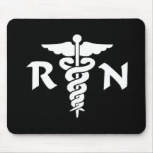 RN Medical Symbol Mouse Mats