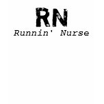 RN, Runnin' Nurse t-shirts
