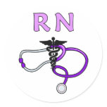 RN Stethoscope stickers