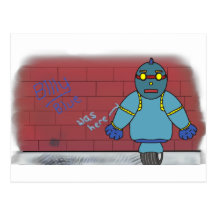 RNoPZ Billy Blue Postcard