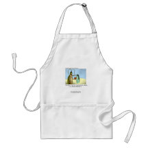 Roach Motel Cartoon On A Quality Apron