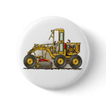 Road Grader Construction Button Pin