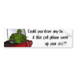 Road Raging Orc Bumbersticker