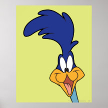 Road Runner Face Print
