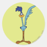Road Runner in Colour Round Sticker