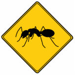 Road Sign- Ant Cut Out Sculpture photo sculptures