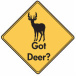Road Sign- Got Deer? Cut Out Sculpture photo sculptures
