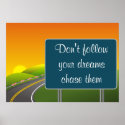 Road Sign Poster posters