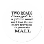 Road to the Mall stickers