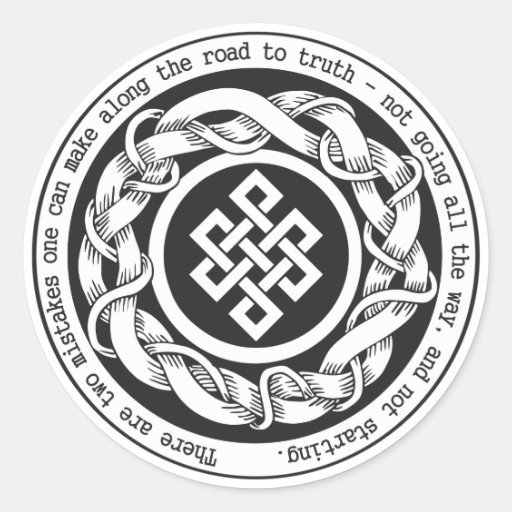 Road to Truth Endless Knot Sticker