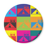 Road Trips Pop Art magnets
