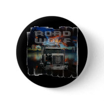 Road Wolf Pinback Buttons