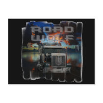 Road Wolf post card