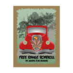 Roadkill Dinner Postcard