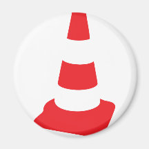 roadmarker traffic cone roadwork fridge magnet