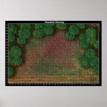 Roadside Clearing - Battle Map Poster