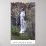 Roadside Waterfall, South Dakota posters