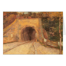 Roadway w Underpass; Viaduct by Vincent van Gogh Card