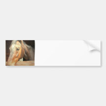 Roan Thoroughbred Horse Bumper Stickers