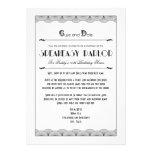 Roaring 20's Speakeasy Theme Party Invitations
