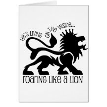 Roaring Like A Lion Greeting Cards