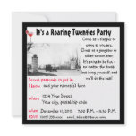Roaring Twenties Creative Theme Party invitations