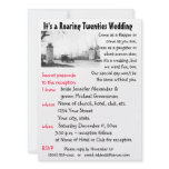 Roaring Twenties Theme Wedding invitations