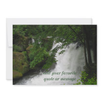 Roaring Waterfall Personalized Invitation