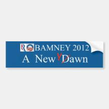 ROBAMNEY 2012 - A New Yawn Bumper Stickers