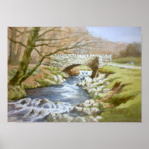 Robbers Bridge, Exmoor Posters