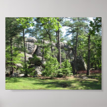 Robbers Caves Oklahoma Poster