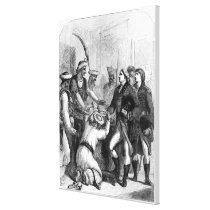 Robert Clive  Receiving the 'Diwani'  of Bengal Gallery Wrap Canvas