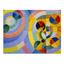 Robert Delaulay - Circular Forms Postcard