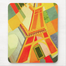 Robert Delaunay Eiffel Tower Mouse Pad