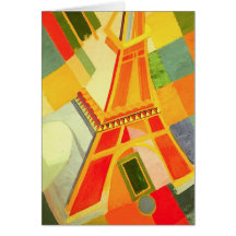 Robert Delaunay Eiffel Tower Note Card