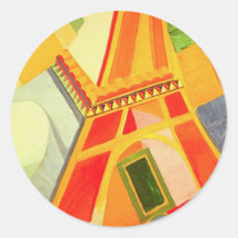 Robert Delaunay Eiffel Tower Stickers
