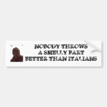 ROBERT_DES_white, NOBODY THROWS A SMELLY FART B... Bumper Stickers