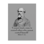 Robert E Lee and quote postcards