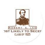 Robert E. Lee- Most Likely to Secede stickers