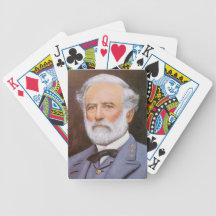 Robert E Lee Southern  Civil War Confederacy Bicycle Poker Deck