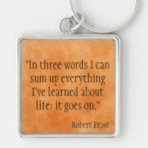 Robert Frost Key Chain