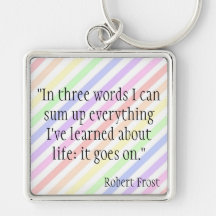 Robert Frost Keychain