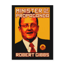 Robert Gibbs Minister of Propaganda Postcards