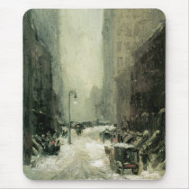 Robert Henri, Snow in New York Mousepad