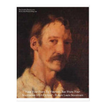 Robert L Stevenson Inspiration Quote Gifts & Tees Post Card