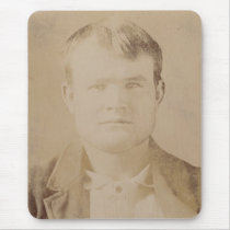 Robert LeRoy Parker alias Butch Cassidy Portrait Mousepads